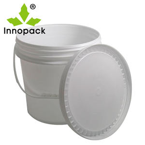 Innopack 15L White PP Recyclable Food Grade Packaging Bucket with <b>Lid</b> <b>for</b> Oil and <b>Paint</b> - Product Image 3