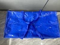Sac de rangement portable et étanche pour vêtements, grand sac en plastique tissé laminé pour le déménagement et l'organisation de la garde-robe