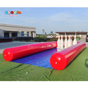 Juego de deporte sellado con aire, juego de bolos inflable al aire libre para niños, juego de bolos inflable en forma de Pin - Product Image 2