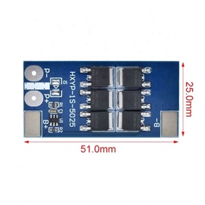 HX-1S-5025 25A 1 ซีรีส์ 3.2V แบตเตอรี่ลิเธียมไอรอนฟอสเฟต แผงป้องกันการชาร์จเกินและการคายประจุเกิน 3.7V - Product Image 3