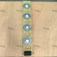 SANDE Rouleau de protection industrielle - Personnalisable OEM/ODM, Capacité de charge 300 kg, Matériaux PU et Acier