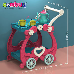 Fai finta di giocare carrello <span class=keywords><strong>da</strong></span> pranzo carrello pomeriggio <span class=keywords><strong>giocattolo</strong></span> per bambini <span class=keywords><strong>set</strong></span> <span class=keywords><strong>da</strong></span> tè - Product Image 2
