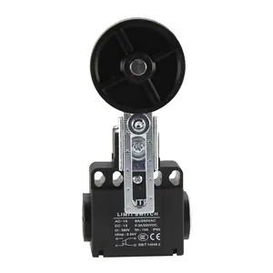 CNTD 10A 250V Limit Switch with Momentary Reset Handle Rotary Adjustable Roller Lever Arm 250Vac Max. Voltage