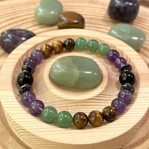 Bracelet en pierre naturelle avec perles de verre colorées pour soulager l'anxiété – Prix B2B compétitif pour les grossistes, fabrication d'échantillons sur mesure - Product Image 5