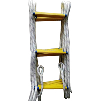 Échelles de corde de secours d'escalade marine de 5m 10m 15m 20m 30m 40m 50m pour l'escalier de secours