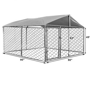 3x3x1.8m Pet Enclosure <strong>Panel</strong> <strong>Fencing</strong> with Proof Outdoor <strong>Dog</strong> <strong>Run</strong> Kennel - Product Image 1