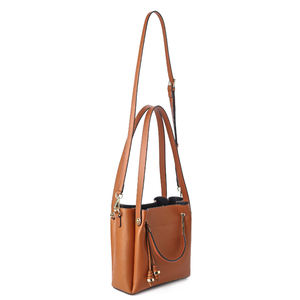 2026 New Crossbody Female <b>Tote</b> <b>Bag</b> Large Capacity Leather Handbag <b>with</b> Single <b>Shoulder</b> <b>Strap</b> Fashionable Bucket Style - Product Image 5