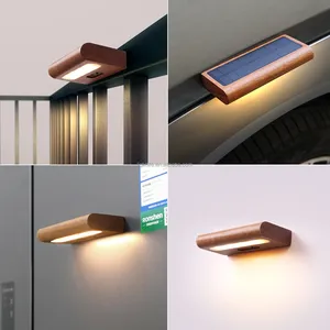 Thiết Kế Mới Từ Có Thể Sạc Lại Đèn Tường Nhà Thông Minh Ánh Sáng Hoàng Hôn Để Bình Minh Cảm Biến Ánh Sáng Ban Đêm Không Dây Rắn Gỗ Năng Lượng Mặt Trời Tường Ánh Sáng - Product Image 5