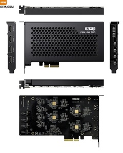 Ezcap335M CAM LINK PRO 4K para HDMI PCIE Video Capture Grabadora de transmisión en vivo de 4 canales en formato MP4 - Product Image 2