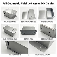 Fabrication de tôlerie OEM, boîtier électronique, découpe au laser, pliage, boîte de commande, boîtier d'équipement industriel