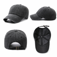 Casquette de baseball unisexe personnalisée en coton vintage, ajustable, style trucker, effet vieilli, pour le sport et l'extérieur, vente en gros