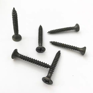 Vis À cloison sèche Tornillos Phil Filetage Fin Rassembler Grosse Tête Auto-perceuse Vis Pour Cloison Sèche en Phosphate Noir - Product Image 4