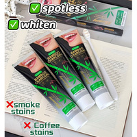 Dentifrice au charbon de bambou activé 180g pour blanchir les dents, à usage domestique, saveur clou de girofle, nettoyage en profondeur