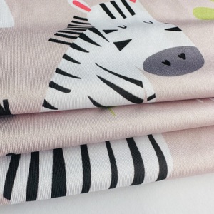 Cheap Price 4 Way Stretch Digital <strong>Printed</strong> <strong>Zebra</strong> Animal Cartoon Jersey Knit <strong>Fabric</strong> by the Yard for Kids' Swimwear - Product Image 5