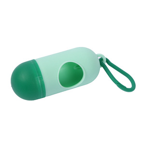 Distributeur de sacs à ordures non toxiques en plastique, étui de transport, porte-distributeur de sacs à excréments pour chiens, accessoires propres pour chiens - Product Image 1