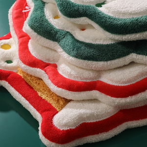 FF3400 Xmas Christmas Santa <b>Hand</b> Drying <b>Towel</b> Soft Absorbent Cleaning Cloths Rags Christmas <b>Hand</b> <b>Towel</b> for Bathroom <b>Kitchen</b> - Product Image 6