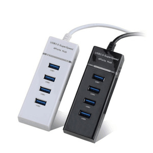 <b>USB</b> 3.0 4 Port <b>Hub</b> SuperSpeed External Expansion Plastic Desktop Connector - Product Image 1