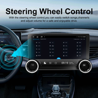 Lecteur DVD de voiture Android AI à double bouton, 2 DIN, écran de voiture Android 10 pouces, radio Android Diamond 2K, radio FM Bluetooth 9 pouces