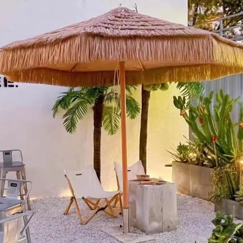 حديقة حديقة الشاطئ هاواي باراسو الشاطئ الثابت، مظلات شمسية مظلات شمسية مطوية مظلات شاطئ مع قدم مرنة/