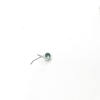 Ressort de torsion hélicoïdal industriel en acier à haute élasticité, ressort à double spirale avec dimensions personnalisées, traitement de surface sur mesure