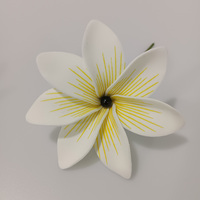 Hawaii Fleur Oreille Pick Femmes Ornements Floraux Quotidiens Artificielle EVA Mousse Pique À Cheveux pour Île Fête Décoratif De Noël