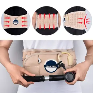 FSPG Air Traction Spinal Waist Brace Spine Corrector Inflatable Waist Support