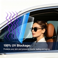 Película Protectora para Parabrisas de Automóvil Royal Purple, 70% VLT, Tinte Camaleón Nano Cerámico, 2 Capas, Película de Tinte para Automóvil No Metálica para Privacidad