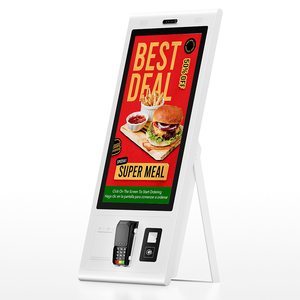 Hot bán 21.5 27 32 inch bán vé kiosk quản lý hàng đợi Tầng-thường vụ với Vé máy in cho rạp chiếu phim & tiệm giặt - Product Image 1