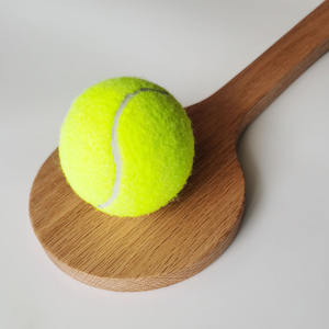 Racchetta da <span class=keywords><strong>Tennis</strong></span> in Legno Naturale per Bambini, Misura Piccola, per Allenamento <span class=keywords><strong>di</strong></span> Precisione, 56x12x1.5CM, per Giovani Tennisti - Product Image 6