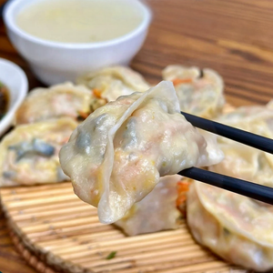 Dumplings artisanaux au jade Shepherd's Purse - Dumplings végétariens surgelés et sains |   <span class=keywords><strong>Sans</strong></span> conservateurs - Product Image 5