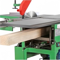 Machine à bois multifonctionnelle combinée 300 mm : Scie à table, raboteuse, mortaiseuse, machine à découper et à raboter le bois polyvalente