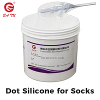 Points en silicone pour chaussettes, haute transparence, compatibles avec les machines de distribution pour points antidérapants