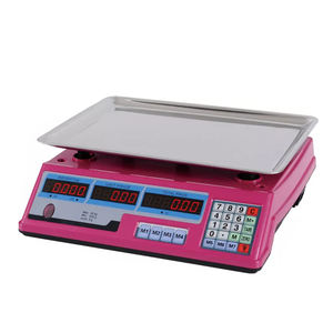 Báscula <span class=keywords><strong>Digital</strong></span> de 30 kg con Pantalla LCD, Báscula Electrónica de Plataforma Económica para Calcular Precios - Product Image 1