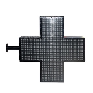 Écran publicitaire double face en plastique pour pharmacie, affichage LED RGB P6 imperméable pour extérieur - Product Image 5
