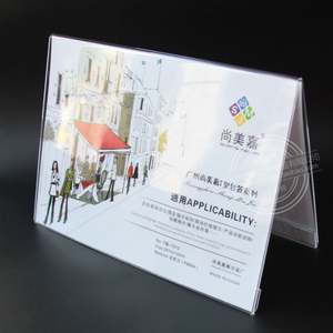 Exhibidores de Acrílico Transparente Personalizados en Formato A4/A5/A6 para Menús, Regalos, Compras, Dulces, Tarjetas de Lugar - Product Image 3