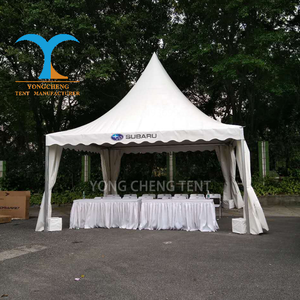 Carpa Pagoda Blanca con Paredes Laterales e Impermeables de PVC, Carpa de Invierno para Fiestas o Bodas - Product Image 3