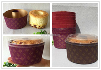 Moule à gâteau en papier chiffon XL pour Panettone - Moules à pain ronds de 4, 5 et 6 pouces, résistants aux hautes températures pour four et cupcakes