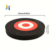 Cible de tir à l'arc portable 50 cm en mousse EVA haute densité, professionnelle, réutilisable, personnalisable pour l'entraînement au tir à l'arc et à la flèche en extérieur HYH