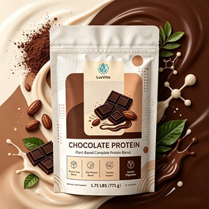 Poudre de protéines <span class=keywords><strong>Prime</strong></span> OEM ODM saveur chocolat, isolat de protéines de bœuf nourri à l'herbe, favorisant la santé intestinale, supplément pour la récupération musculaire - Product Image 1
