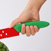 Roestvrijstalen handmatig watermeloen snijmes, groot verlengbaar fruitmes, cake bakmes, keuken gadget
