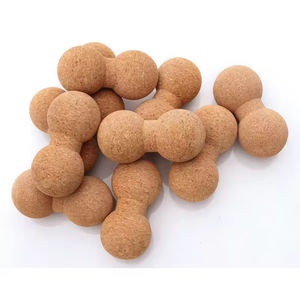 Palla da Massaggio in Sughero Naturale Rinnovabile con Logo Personalizzato, Leggera, Antiscivolo, Testurizzata, per Rilassamento, Riposo e Allenamento Yoga - Product Image 6