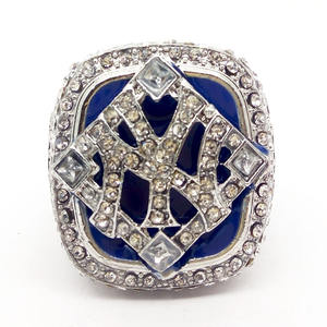 Anello da Campionato 2009 dei New York Yankees per Uomo, Placcato in Oro Rosa, in Lega, Regalo per Matrimonio, Fidanzamento, Compleanno, Souvenir da Collezione - Product Image 1