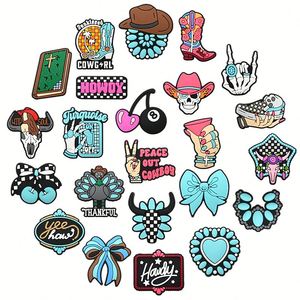 Breloques de chaussures populaires en Europe, logo personnalisé, breloques en PVC Cowdy pour sabots, accessoires de chaussures - Product Image 2