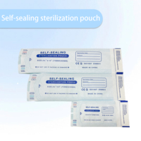 Sac de stérilisateur d'autoclave dentaire professionnel pochette auto-scellante fabriquée en usine pour équipement de thérapie orale prix ultra bas