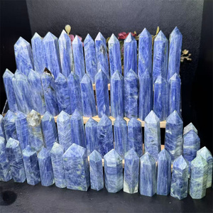 All'ingrosso energia curativa naturale torre di cristallo blu Kyanite punto per la guarigione - Product Image 4