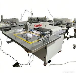 Nouvelle machine à coudre industrielle automatique à plat, point noué, une aiguille, pour cuir, prototype informatique - Product Image 2