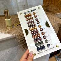 KAISE – Kit de gel UV pour ongles effet œil de chat, série marron 10 couleurs, haute qualité, non toxique, écologique, pour salon de manucure, ODM/OEM
