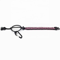 Kit Survival Outdoor Desain Terbaru Pegangan Botol Paracord dengan Carabiner & Cincin Pengaman Kompas