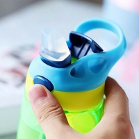 Botella de agua de plástico Tritan deportiva para niños y estudiantes, alta calidad, sin Bpa, 480ml, venta al por mayor