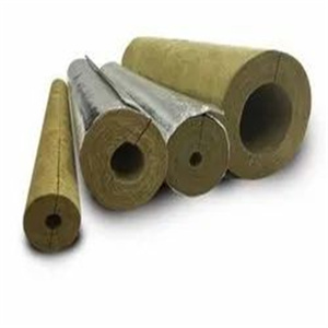 Tubo in Lana di <span class=keywords><strong>Roccia</strong></span> Isolante Ignifugo a Prezzo di Fabbrica, 120 Kg/m³, Materiali Isolanti Termici in Lana di <span class=keywords><strong>Roccia</strong></span> - Product Image 2